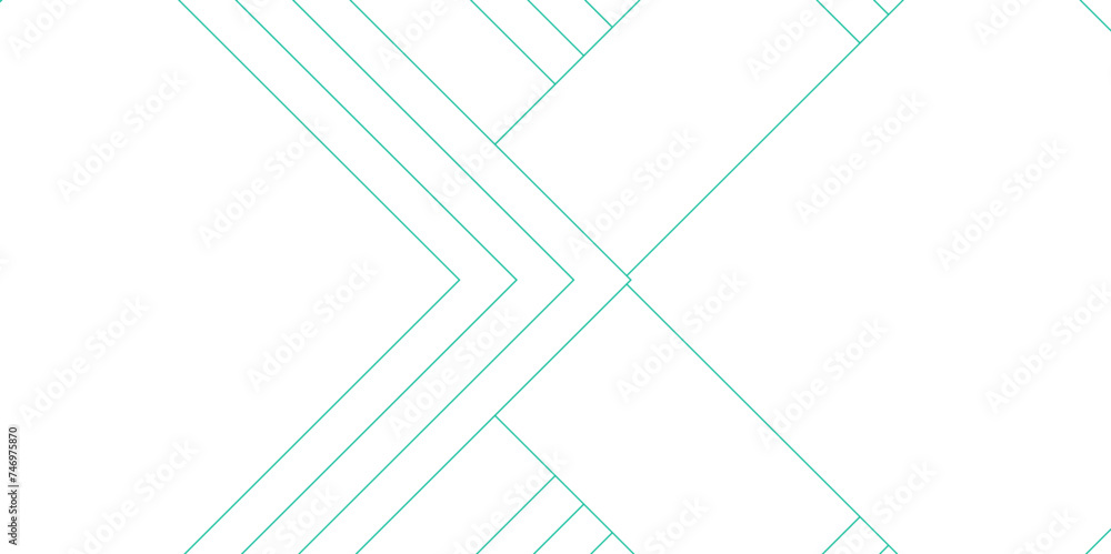 Fototapeta premium Abstract blue Geometric squares with modern technology design. Geometric squares in bright light with soft shadows as pattern. Futuristic architecture concept with digital geometric connection lines.