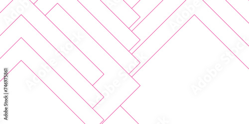 Abstract Pink Geometric squares with modern technology design. Geometric squares in bright light with soft shadows as pattern. Futuristic architecture concept with digital geometric connection lines.