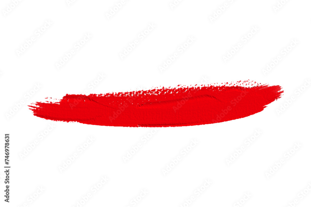 ruddy Paint brush stroke oil color. Art draw red brush isolated on white background. ruddy Paint brush stroke oil color. Art draw red brush isolated on white background.