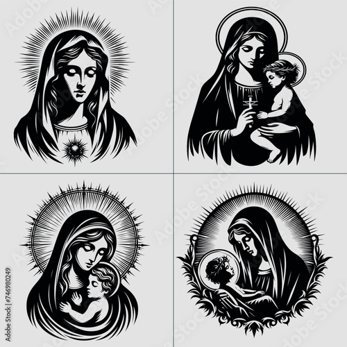 Mother of Jesus , Virgin Mary Mother Jesus Blessed Holy Lady Nazareth Immaculate , Virgin Mary , Mary Mother of Jesus , Jesus Love vector File
