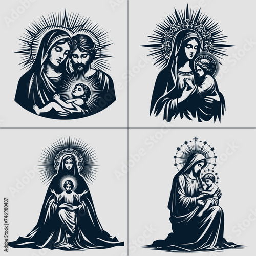 Mother of Jesus , Virgin Mary Mother Jesus Blessed Holy Lady Nazareth Immaculate , Virgin Mary , Mary Mother of Jesus , Jesus Love vector File