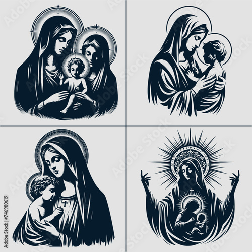 Mother of Jesus , Virgin Mary Mother Jesus Blessed Holy Lady Nazareth Immaculate , Virgin Mary , Mary Mother of Jesus , Jesus Love vector File