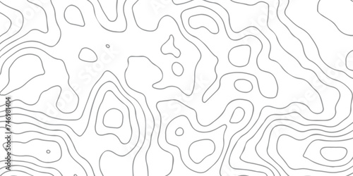 Pattern with lines and dots The stylized height of the topographic map contour in lines and contours isolated on transparent. Black and white topography contour lines map isolated on white background.