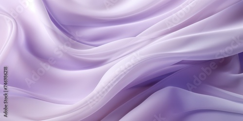 Abstract white and Purple silk fabric weave of cotton or linen satin fabric lies texture background.
