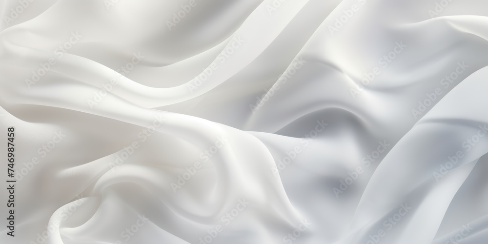 Abstract White silk fabric, weave of cotton or linen satin fabric lies texture background.
Abstract White silk fabric, weave of cotton or linen satin fabric lies texture background.