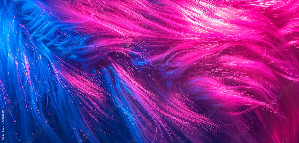 pink and purple feathers
