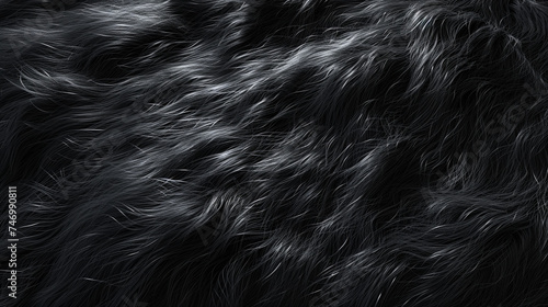 black fur texture © Choudhry