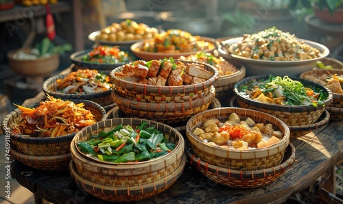 delicious asian cuisine in a wide variety of bowls