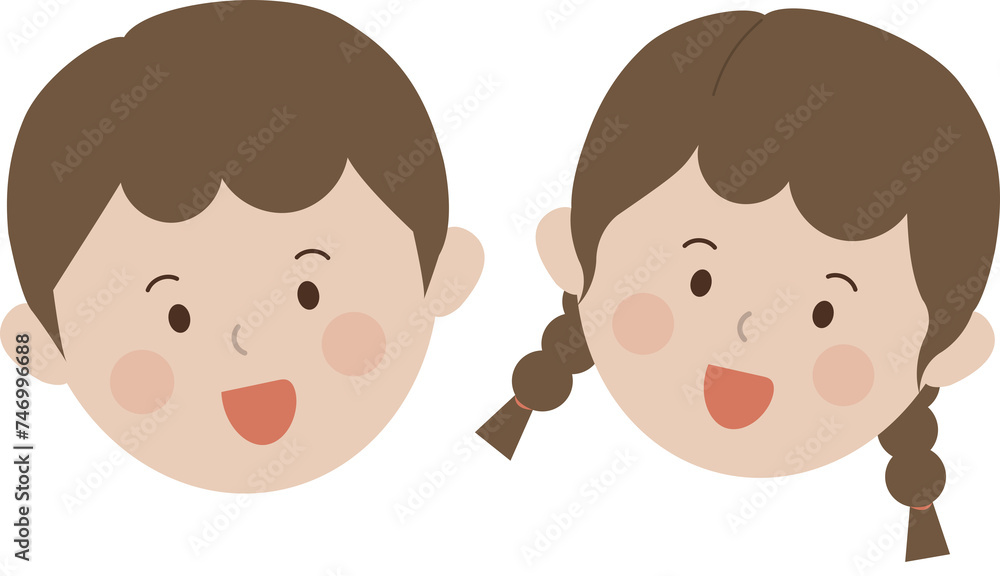 smile children face 웃는 어린이 얼굴 일러스트 smile children face 웃는 어린이 얼굴 일러스트