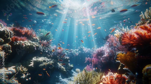 A mesmerizing underwater vi...