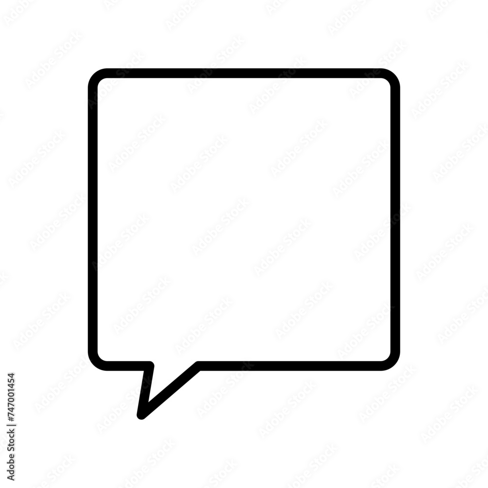 ballon text line icon ballon text line icon
