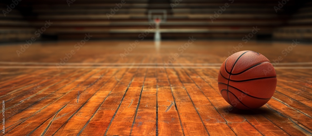 Dribbling Dreams: A Basketball Ball on the Resilient Hardwood Court Surface Dribbling Dreams: A Basketball Ball on the Resilient Hardwood Court Surface