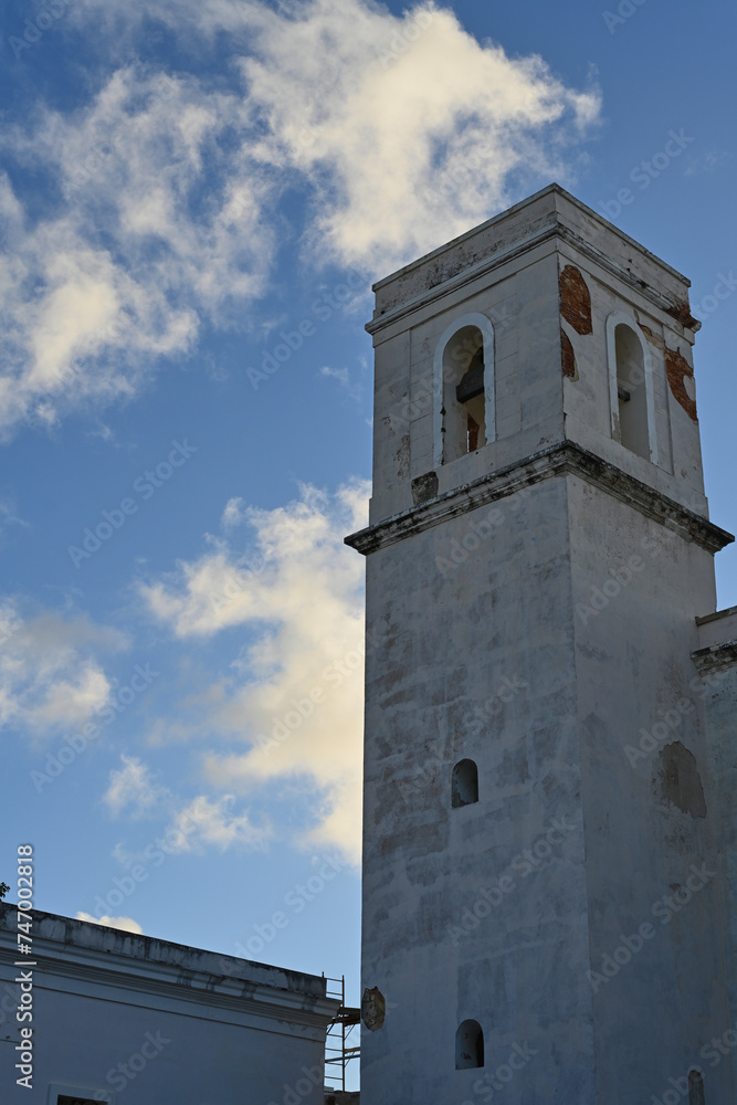 Bell tower of the church of an ancient church - 