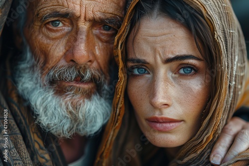 Abraham and Sarah, Bible characters.