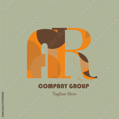 AR, RA Alphabet Letters Logo Monogram