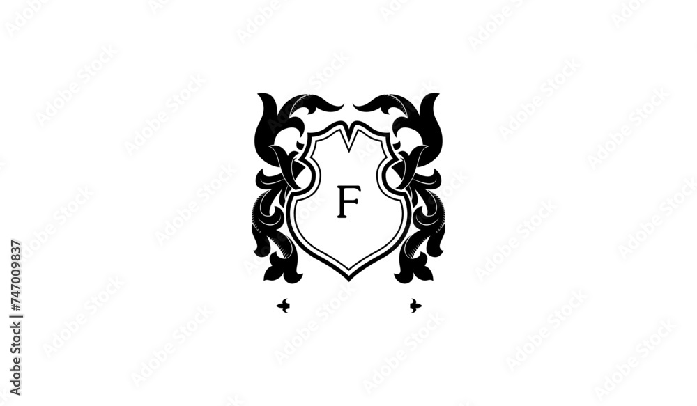 Luxury Loin Head Alphabetical Logo Luxury Loin Head Alphabetical Logo