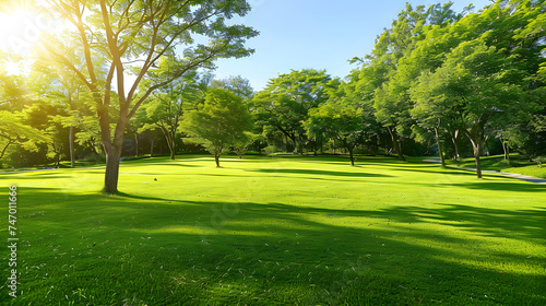 trees in the park