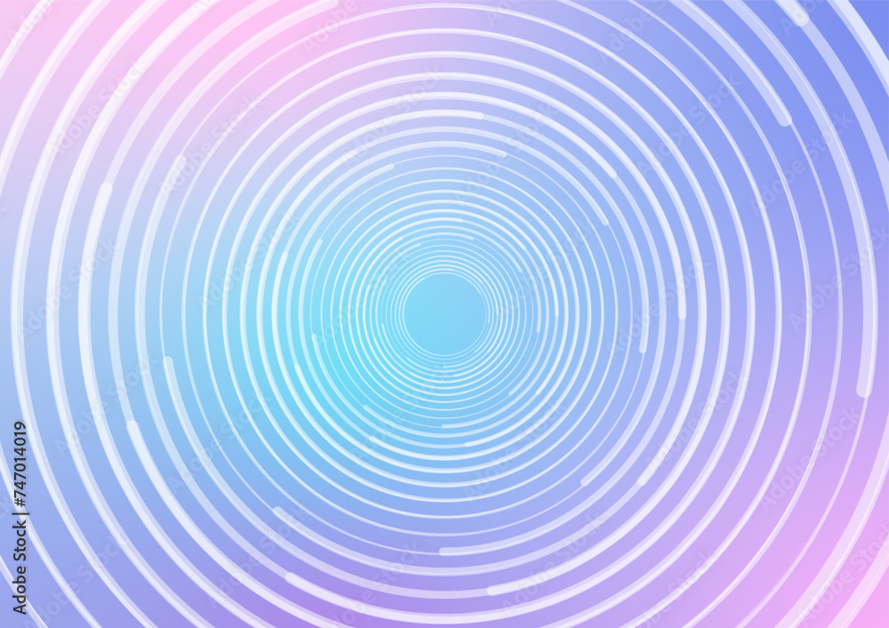 Loops circle pattern graphic blue presentation background