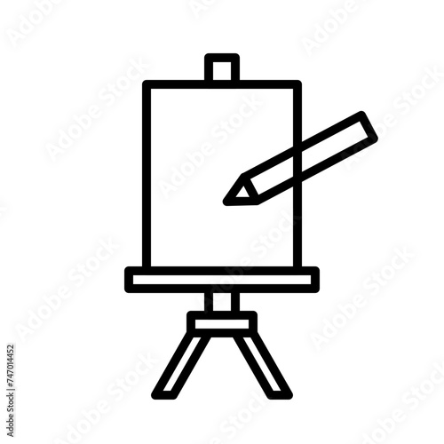 line art at heart line icon