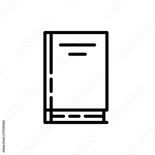 read a book line icon