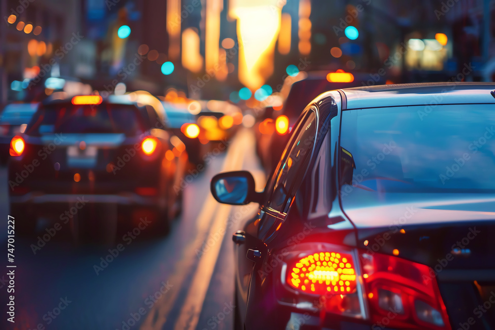 city traffic, AI generated city traffic, AI generated