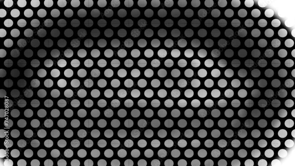 Halftone dotted background. Pop art style. Pattern with small circles, dots animation Halftone dotted background. Pop art style. Pattern with small circles, dots animation