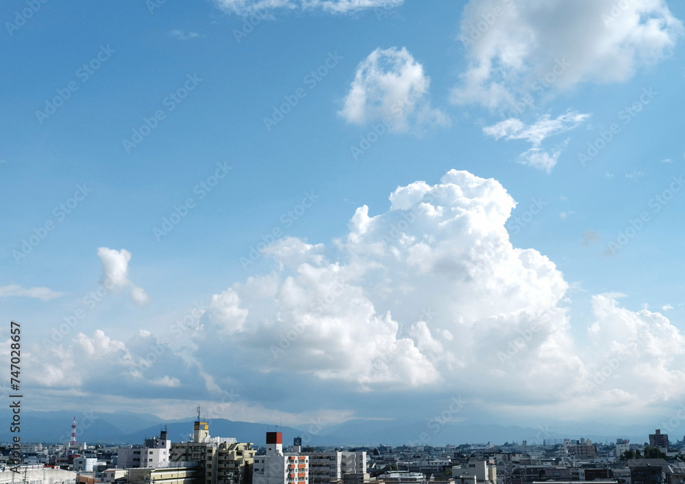 Summer sky big clouds 夏の空 入道雲