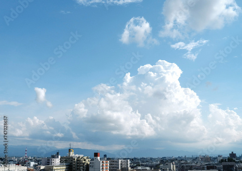 Summer sky big clouds 夏の空 入道雲 © 雅俊 帰山