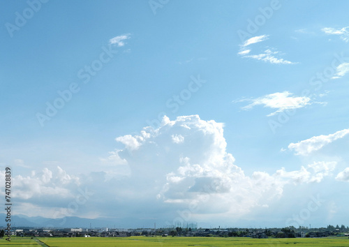 Summer sky big clouds 夏の空 入道雲