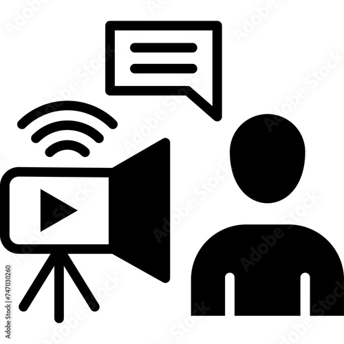 Live Streaming Icon