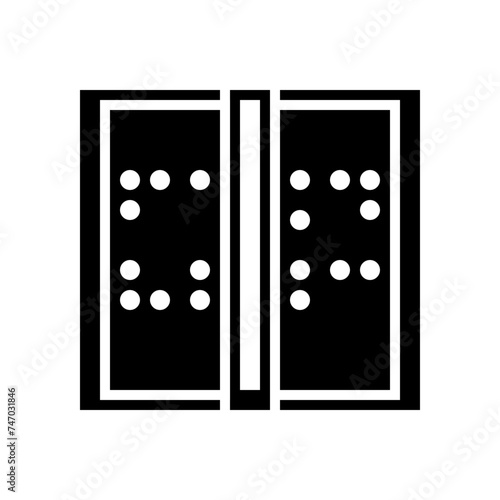 braille book solid icon