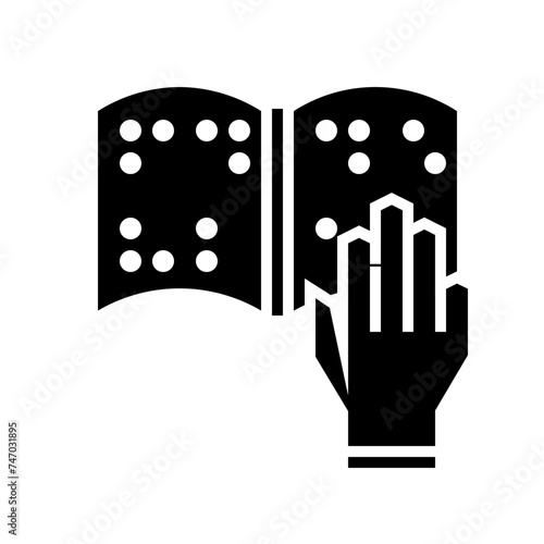  read braille solid icon