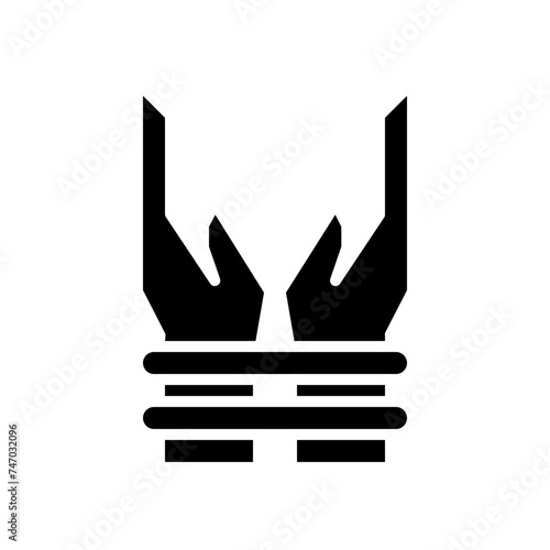 slavery solid icon