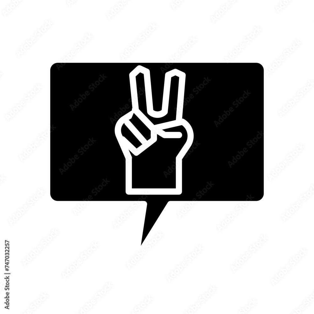 talk about peace solid icon talk about peace solid icon