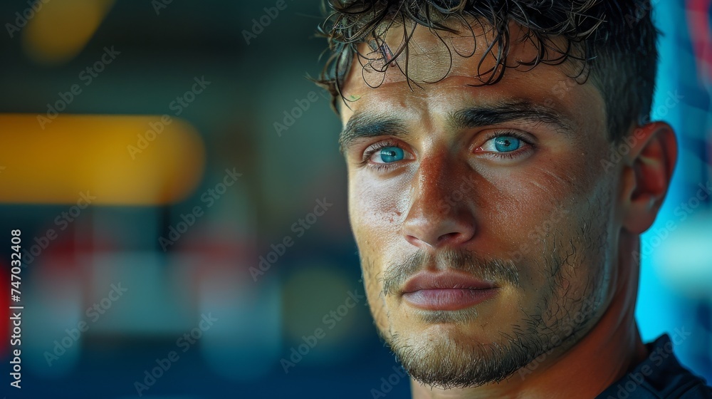 Football Team Captain Portrait Football Team Captain Portrait