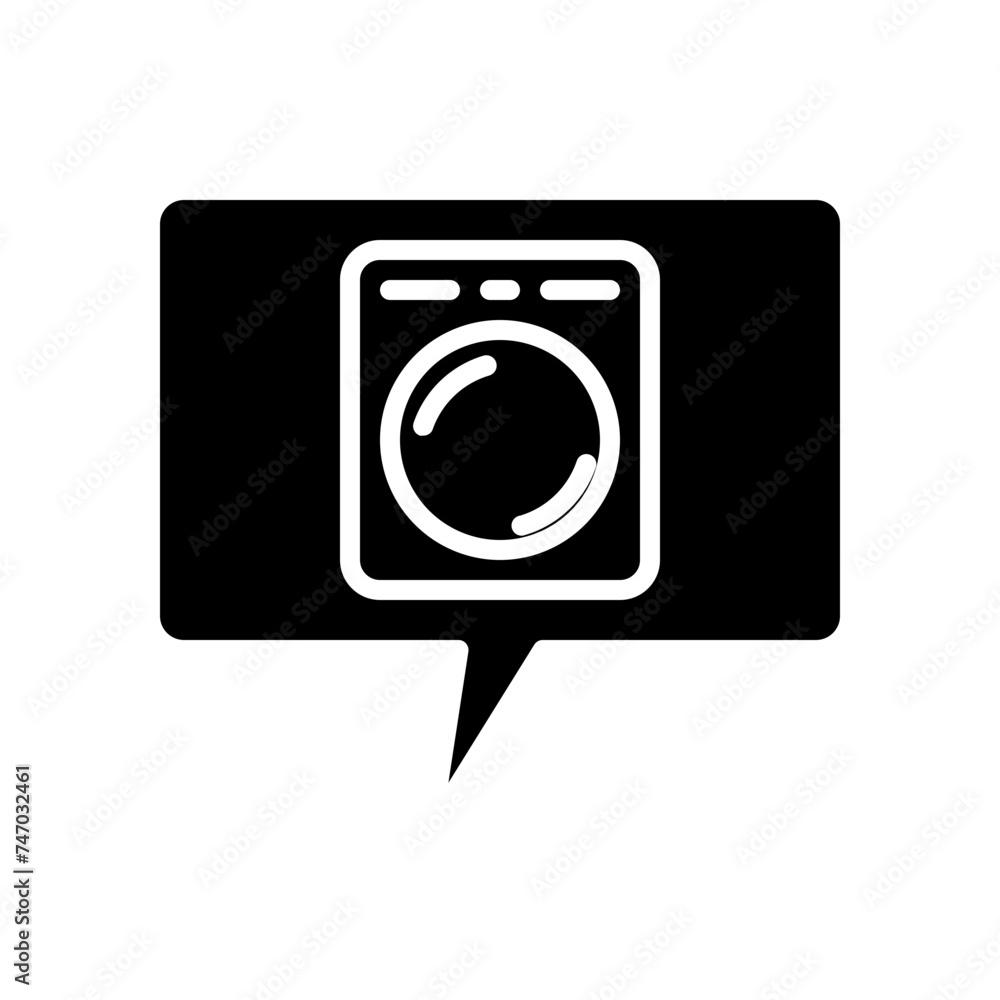 talking about washing solid icon
talking about washing solid icon