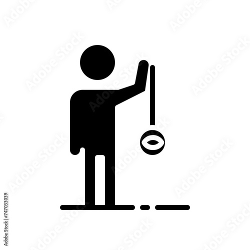 hypnotist solid icon
