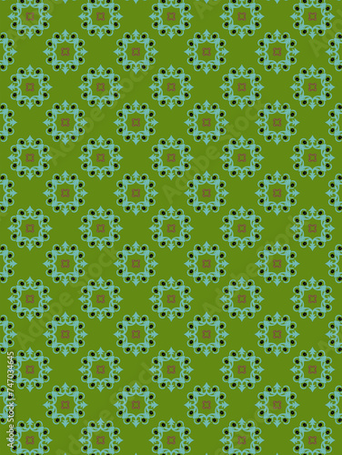 green pattern