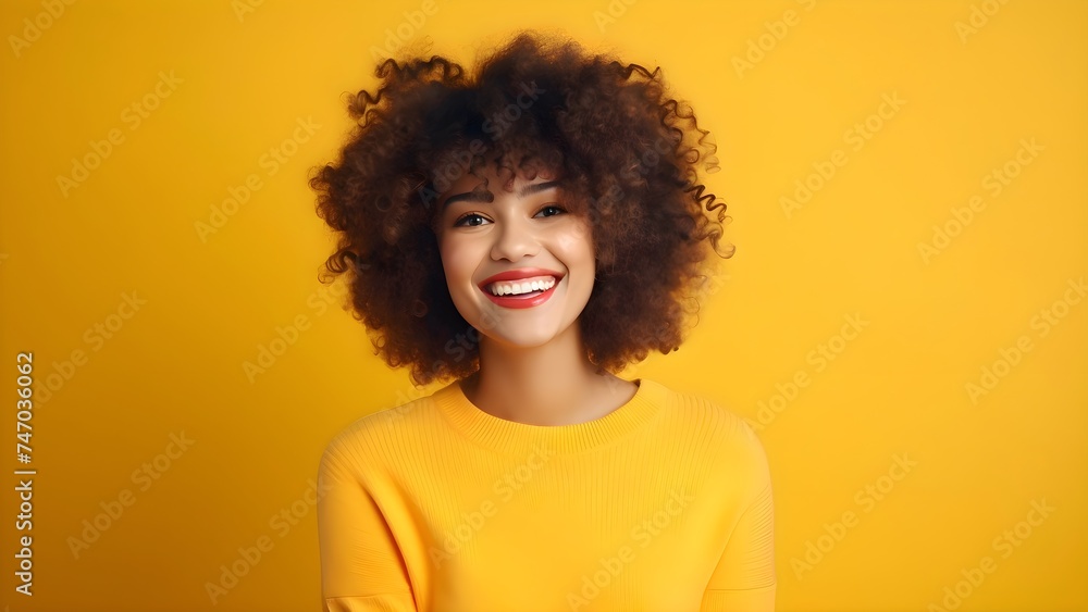 Happy wow emotion girl face expression isolated Happy wow emotion girl face expression isolated