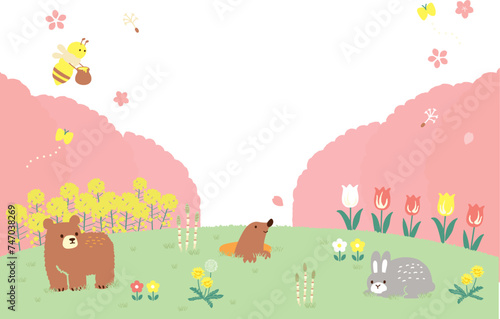 スプリングフェア　イラスト