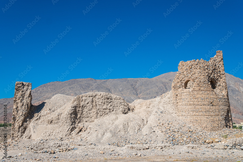 Fototapeta premium Izki Old city, Oman, ancient fortresses, cities of Arabia, sights of Oman