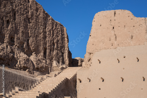 Ayaz-Kala, antient city of Khorezm, Khiva, Uzbekistan photo