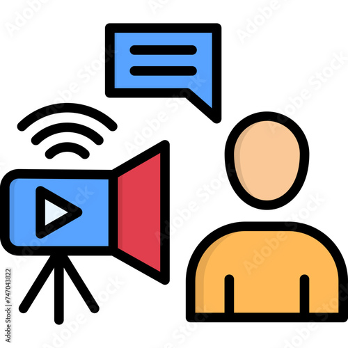 Live Streaming Icon
