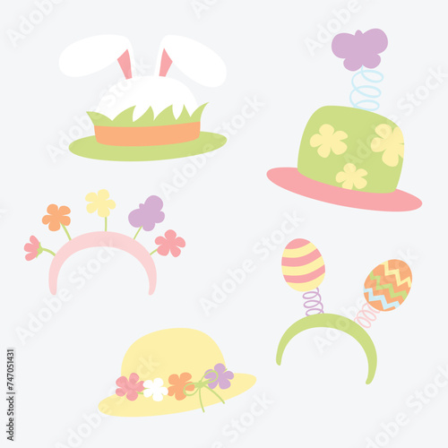Easter funny hat in pastel
