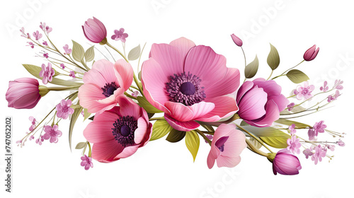 floral arrangement bouquet on a White or Clear Surface PNG Transparent Background.png