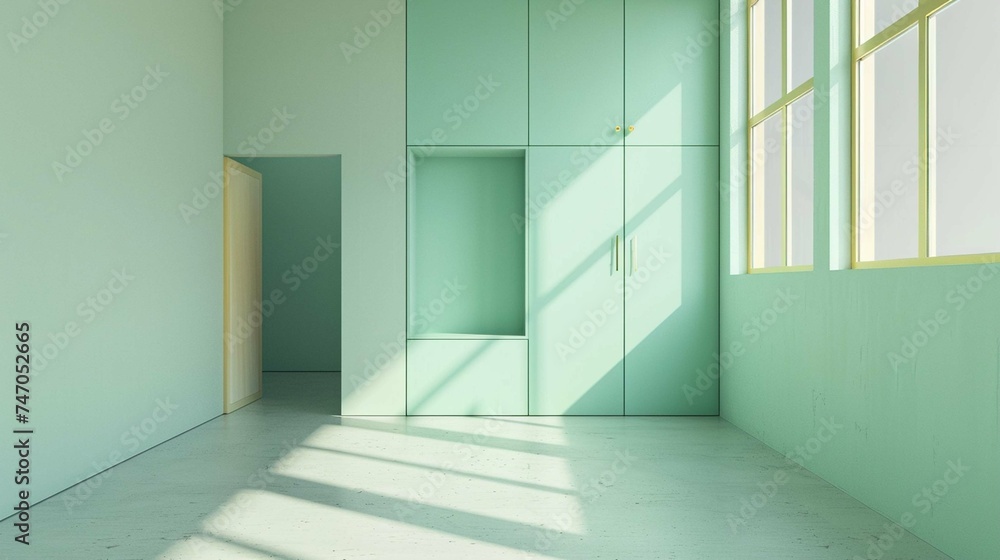 Fototapeta premium empty room with a window