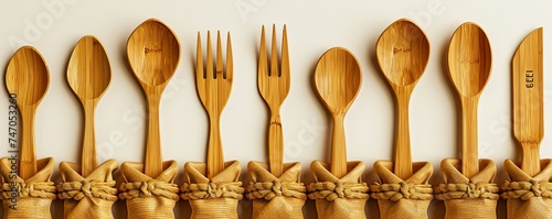 wooden spoons and fork