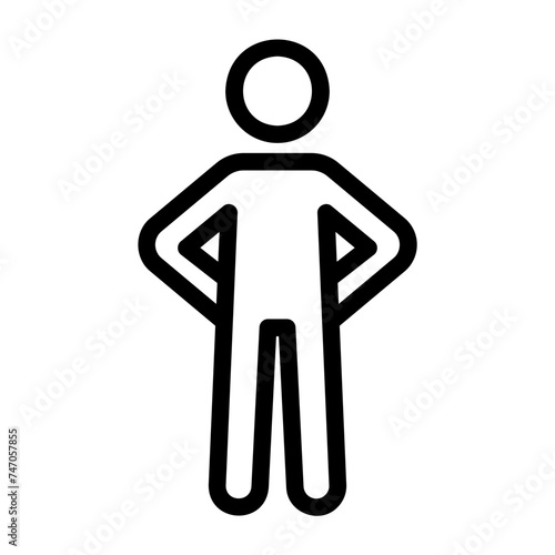 man outline icon