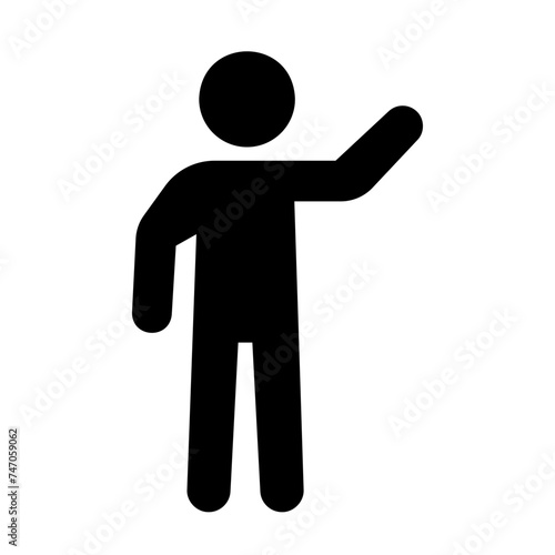 stickman glyph icon