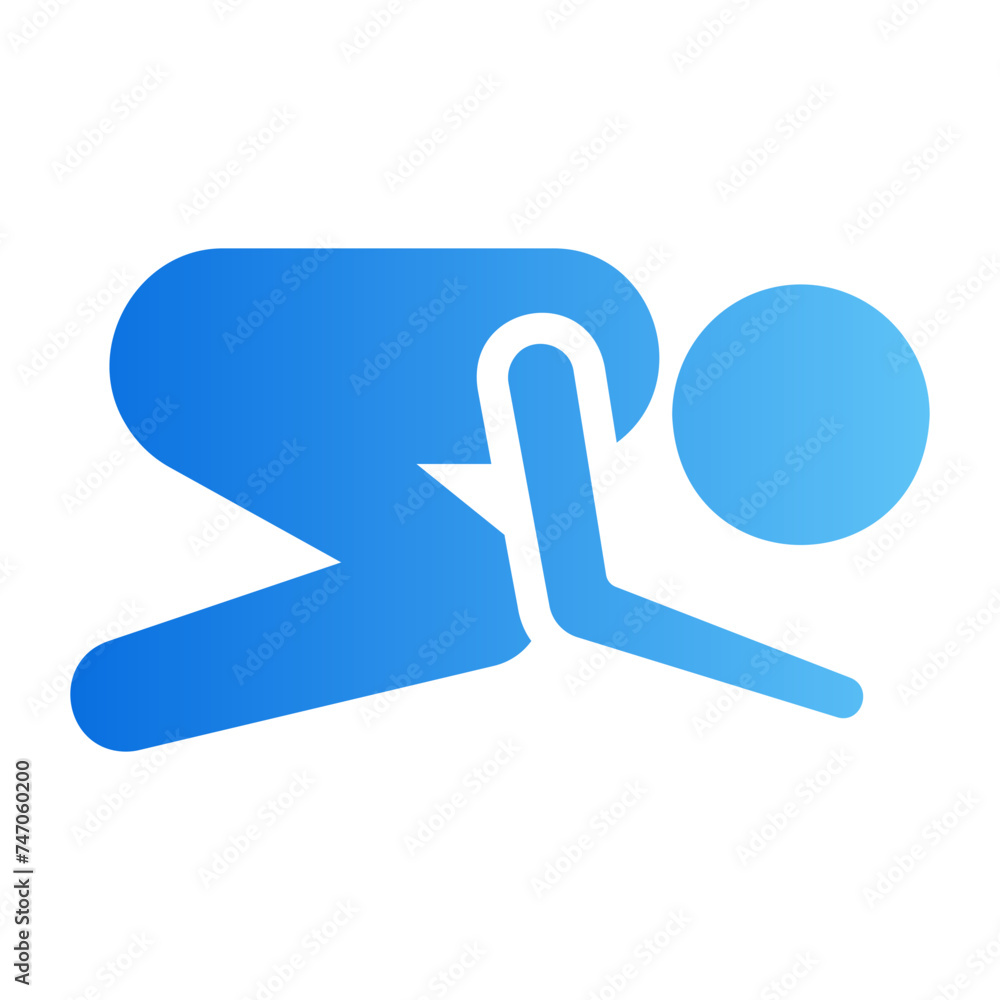 prostrate gradient icon prostrate gradient icon